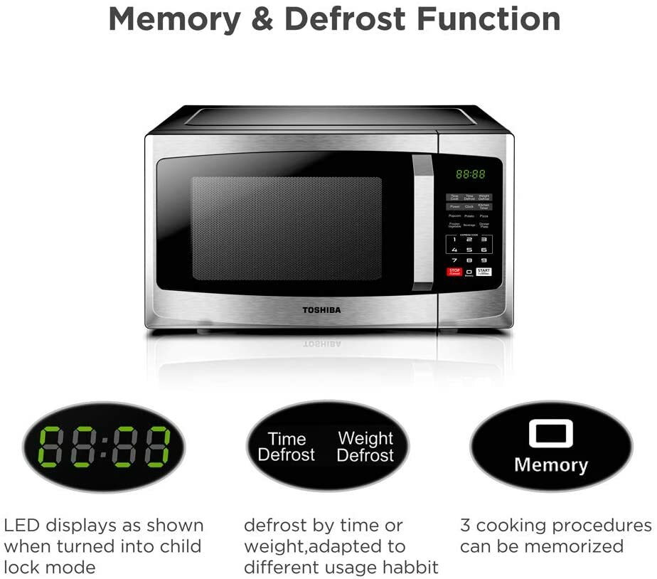 Toshiba Microwave Oven 23L and Breville Vista Stainless Steel Kettle