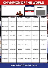 Boxing Fundraising Scratch