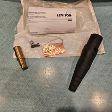 LEVITON MALE DETACHABLE PLUG 121-16D21-E *NEW IN FACTORY BAG*