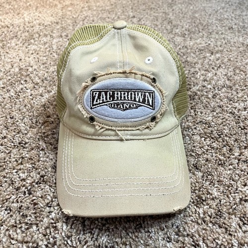 Zac Brown Band Trucker Hat in Tan | Country Music Zac Brown Band Merch - 第 2/9 張圖片