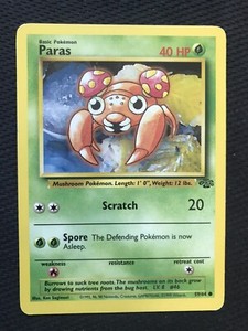 Paras Pokemon Card