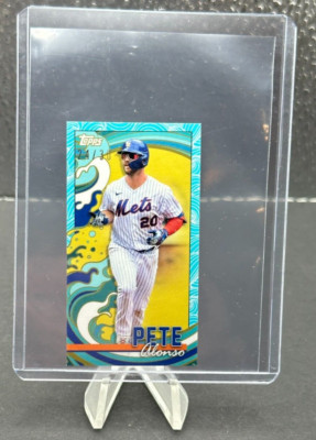 2022 PETE ALONSO TOPPS RIP MINI RIPTIDE PARALLEL VARIATION #MRIP-PA, SN 24/30