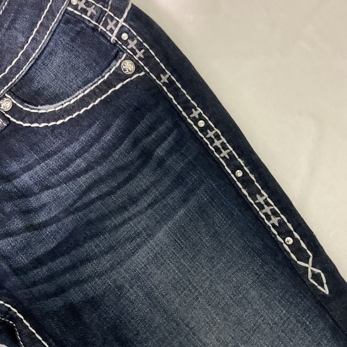 Rock Revival Damen Größe 26 Skinny Jeans Jeans verschönerte Klappentaschen - Bild 8 von 10