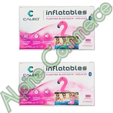 *2-Packs* Caleo Floating Bluetooth Speaker Flamingo Inflatable Waterproof