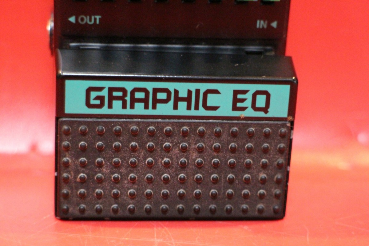 USED Yamaha GE-10M II 2 Graphic Equalizer Effects Pedal 7 Band EQ