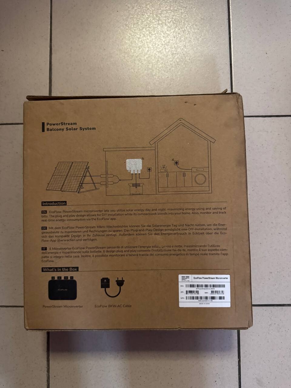 EcoFlow PowerStream MPPT Micro Inverter 800W + EcoFlow BKW-DELTA Pro ...