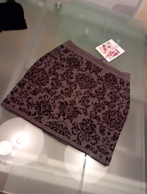 Neuer Strickrock, ''Ajc'' Gr. 36 schwarz/grau,