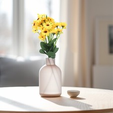 Faux bouquet de fleurs 24 t??tes tournesols artificiels pour d??coration de mais