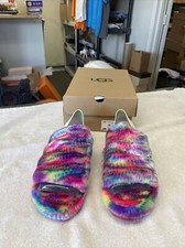 UGG Fluff Yeah Pixelate Women's Size 8 1125007 Multicolor