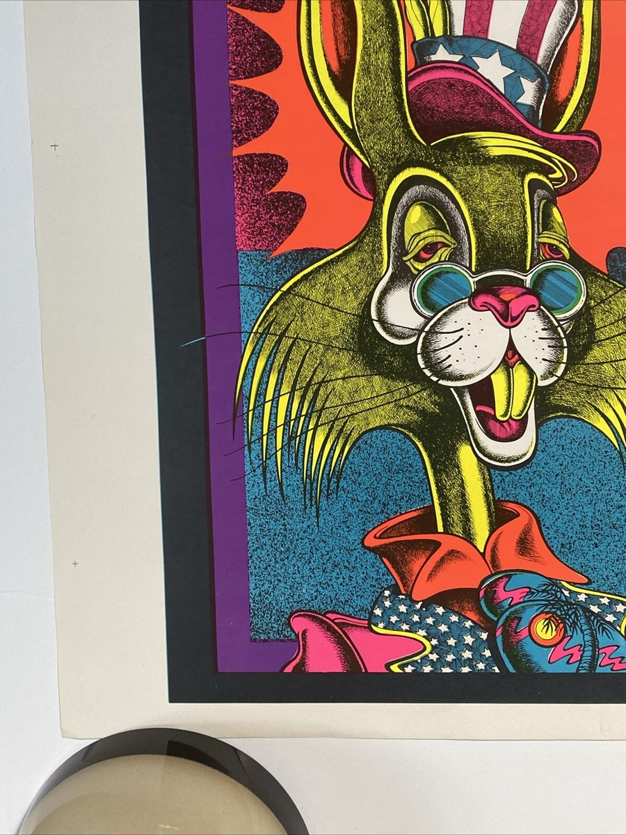Enjoy Today blacklight poster vintage original joe petagno III