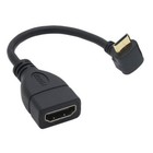 15CM Right Angle Mini hdmi to hdmi 90 Degree hdmi Male to HDMI Female Cable A...