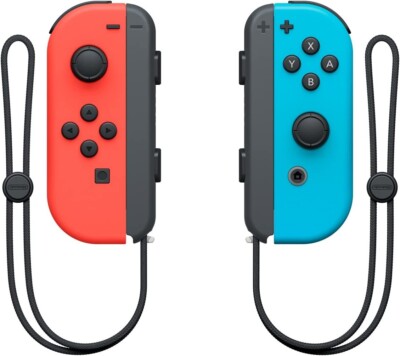 Nintendo Genuine Product] Joy-Con (L) Neon Red / (R) Neon Blue | eBay