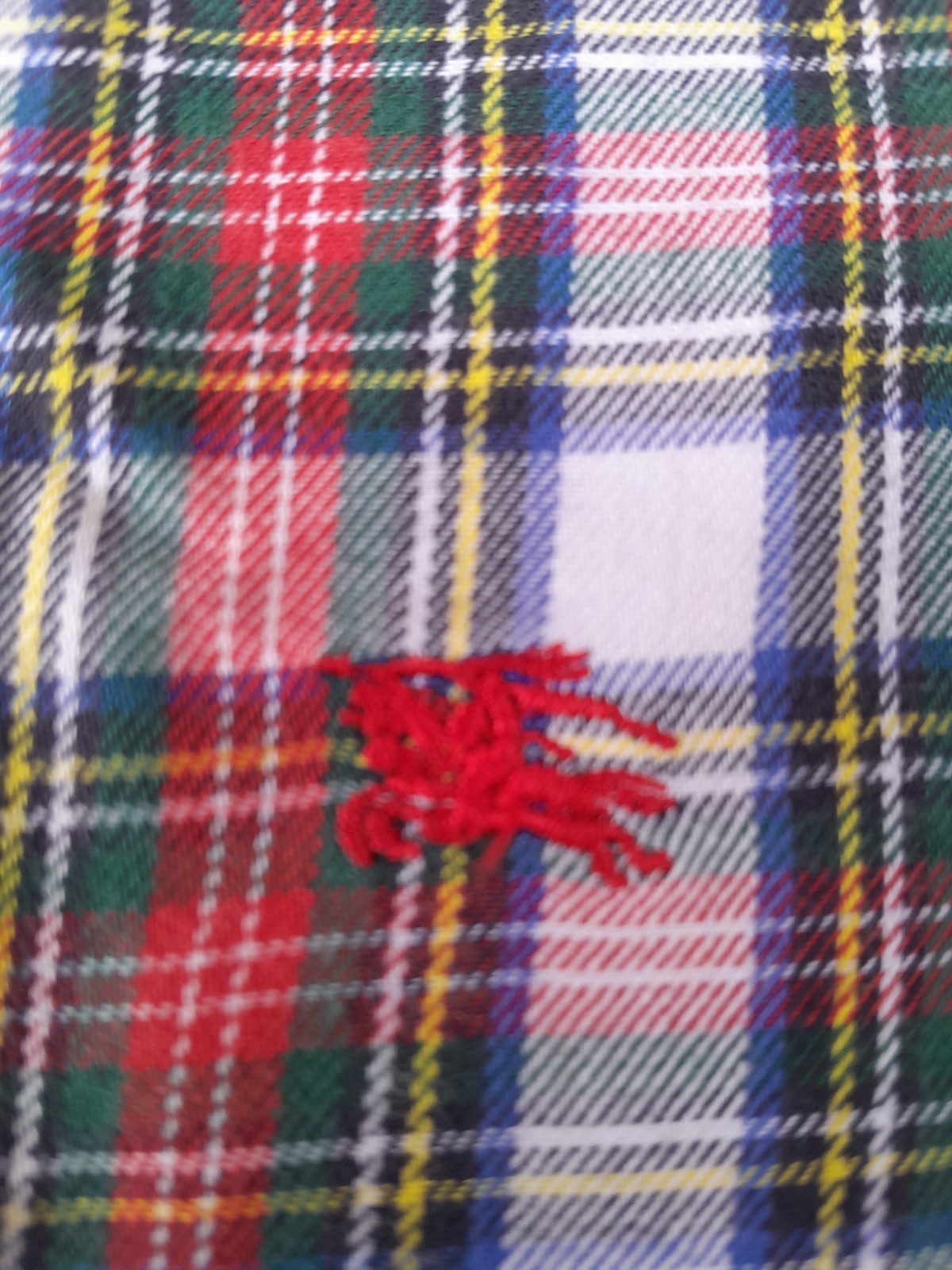 Vintage Burberrys Tartan Shirt Boys 10 Red Plaid Check Long Sleeve Made in Spain thumbnail 10