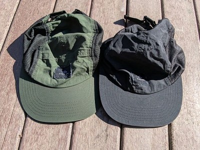 Two Tillak Wallowa Trail Hat Cap Lightweight Nylon Stretch Mesh 5 Panel Cap