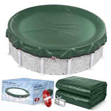 21FT Round Winter Pool Cover 500D Extra Thick Above Ground Pool Cover 21Feet