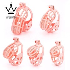 Male Chastity Device Ball Cage Men Resin Mamba Locking Belt 5 Sizes