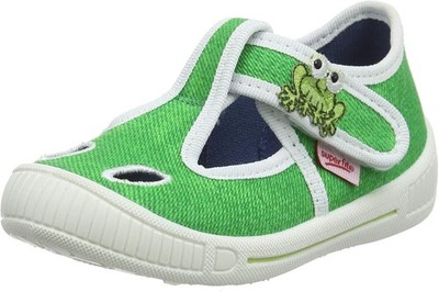 Superfit Boys Shoes Bully High Top Slippers Loafers, Green, EUR 18