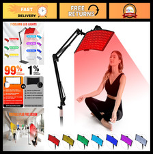 7-in-1 Portable Light Therapy Lamp for Face  Body, 920nm Red Infrared Device, L