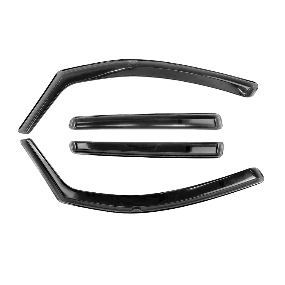 Protector de lluvia en canal para Subaru Forester 2014-2018 ventana visera deflector de humo Foto 2 de 4