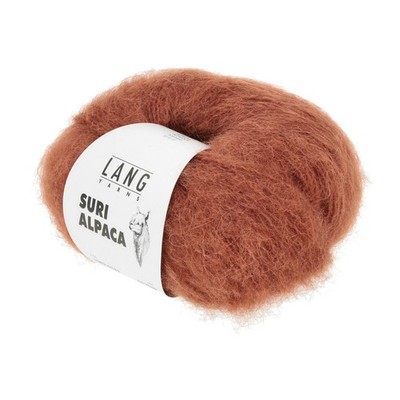 Wolle Kreativ! Lang Yarns - Suri Alpaca Fb. 187 ziegel hell 25 g