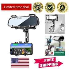 Universal Rearview Mirror Phone Holder - Anti-Shake Design for All Smartphones