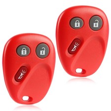 2 For 2003 2004 2005 2006 GMC Yukon Remote Keyless Entry Key Fob - Red