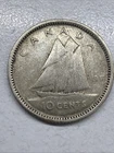 1937 - Canada - 10 cent silver coin - Canadian dime Actual Coin