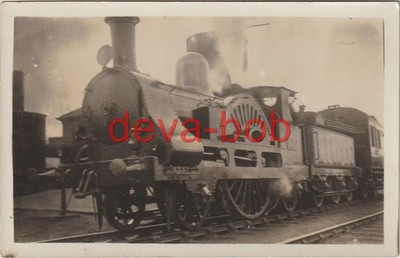 Eisenbahn Foto LNWR 3020 Cornwall Inspektionszug 2-2-2 Lok LMS