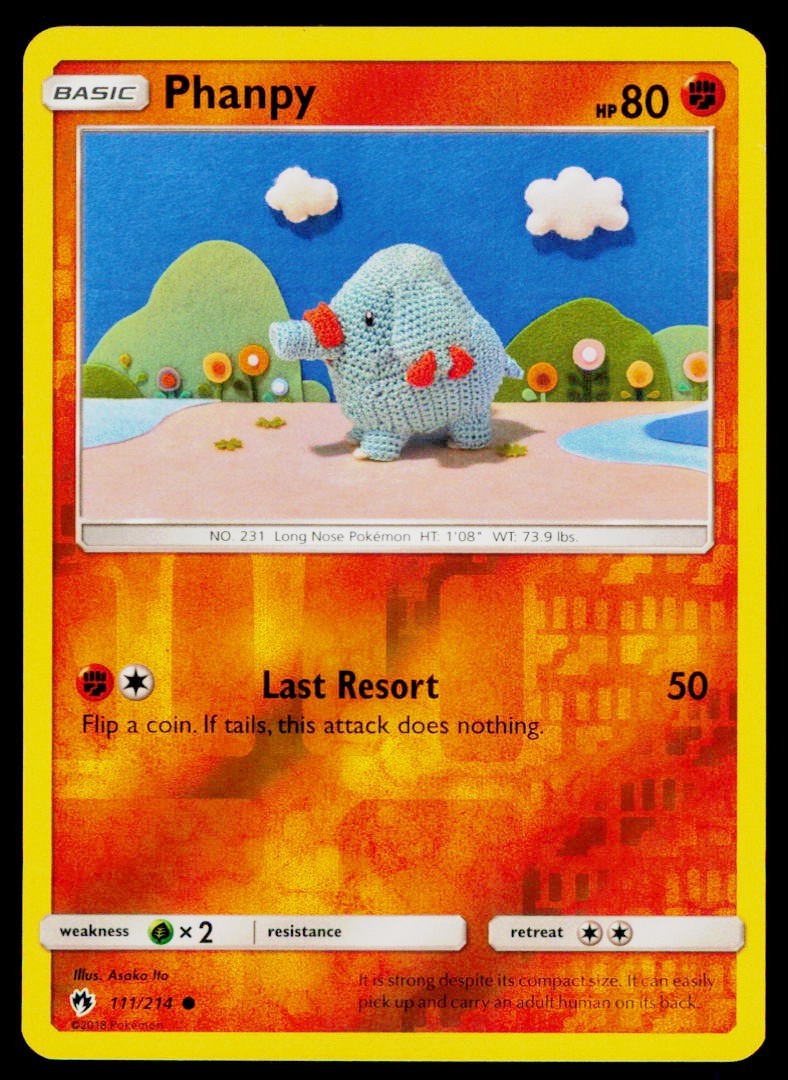 Phanpy Common SM - Lost Thunder 111/214 NM