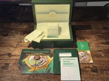 Rolex Green Presentation Box Set   Geneve Suisse   Genuine Rolex Packaging