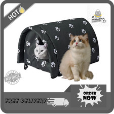 Cat House for Outdoor Cats in Winter Feral Cat Shelter Pet House Weatherproof