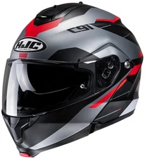 HJC C91 Karan Modular Motorcycle Helmet Red