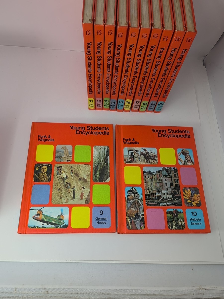 1972-73 Young Students Encyclopedia Complete Set 1-20 Hardcover