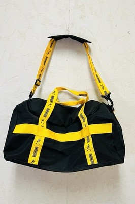 Johnnie Walker Keep Walking Duffle Bag Black & Yellow. Travel / Gym Bag.
