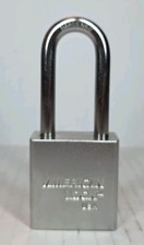 American Lock A6201 Padlock 2" Shackle 1 3/4" Wide Solid  Steel Body Unkeyed New