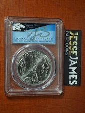 2001 D UNCIRCULATED SILVER BUFFALO COMMEMORATIVE DOLLAR PCGS MS70 CLEVELAND POP6