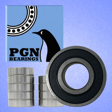  10 6203-2RS Premium Rubber Seal Ball Bearing C3 EMQ, 17x40x12, 6203 2RS 6203rs