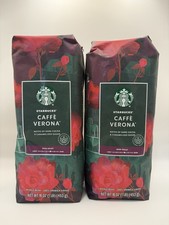 Starbucks Caffe Verona  Whole Bean Coffee  1lb LOT of 2