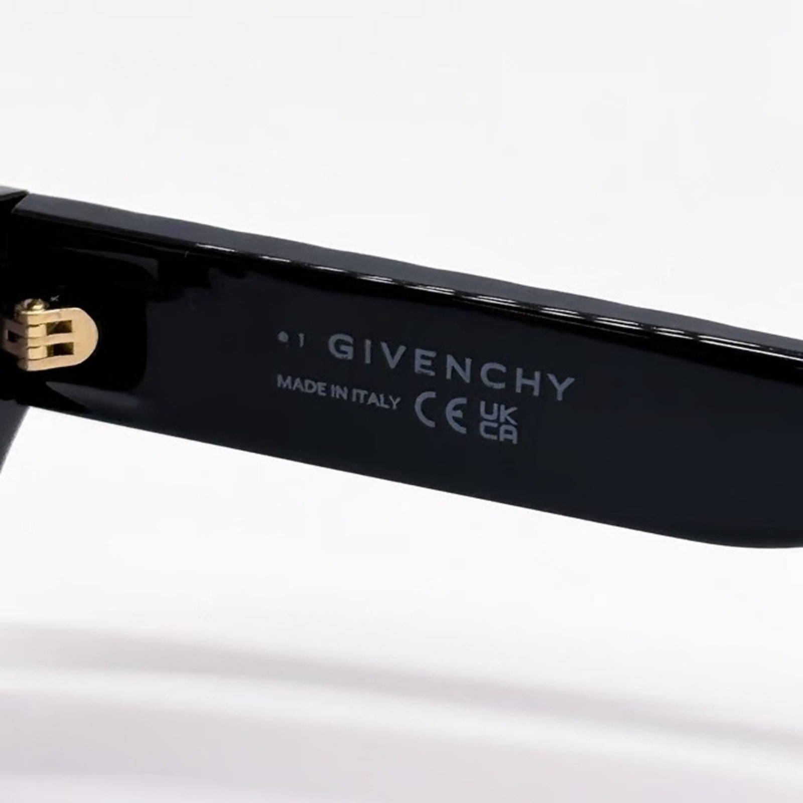 New! Givenchy Elegant Black Sunglasses with Crystals, GV40078I 01A, Authentic thumbnail 8