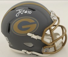JORDAN LOVE Signed/Auto Green Bay Packers Slate Alt. Speed Mini Helmet Beckett🔥