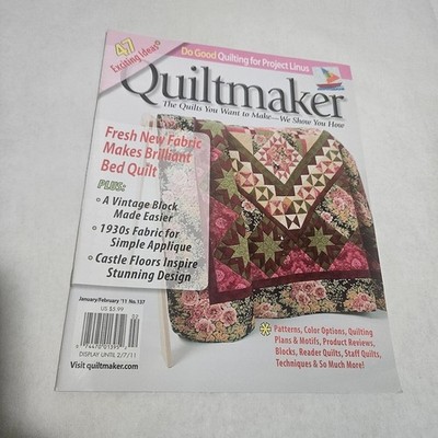 Quiltmaker January/February 2011 Magazine 47 Exciting Ideas