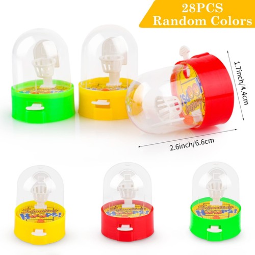 28 Pack Mini Basketball Toys - Finger Basketball Shooting Games & Party Favor... - Picture 2 of 7