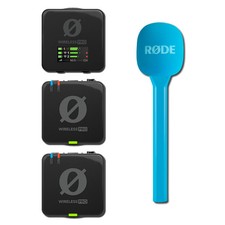 Rode Wireless Pro Wireless Microphone System with Blue Interview GO Adapter