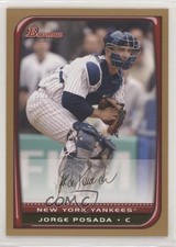 2008 Bowman Gold Jorge Posada #90 04eb