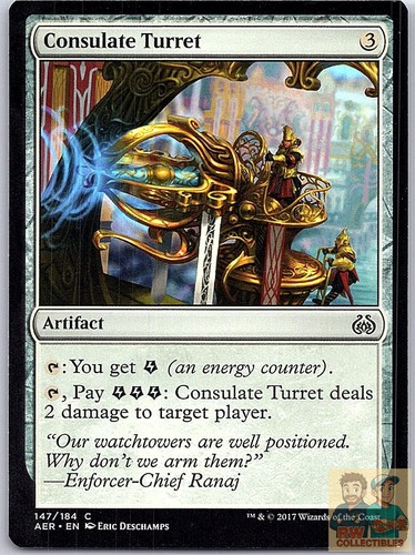 Consulate Turret 147/184 Aether Revolt Common Artifact