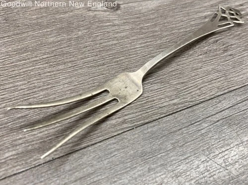 Sterling Silver Rogers Lunt Bowlen Pynchon Pattern Vintage Lemon Fork 5" 8.50g