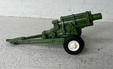 VTG Tootsietoy Howitzer No 1 Field Artillery Cannon Green Metal
