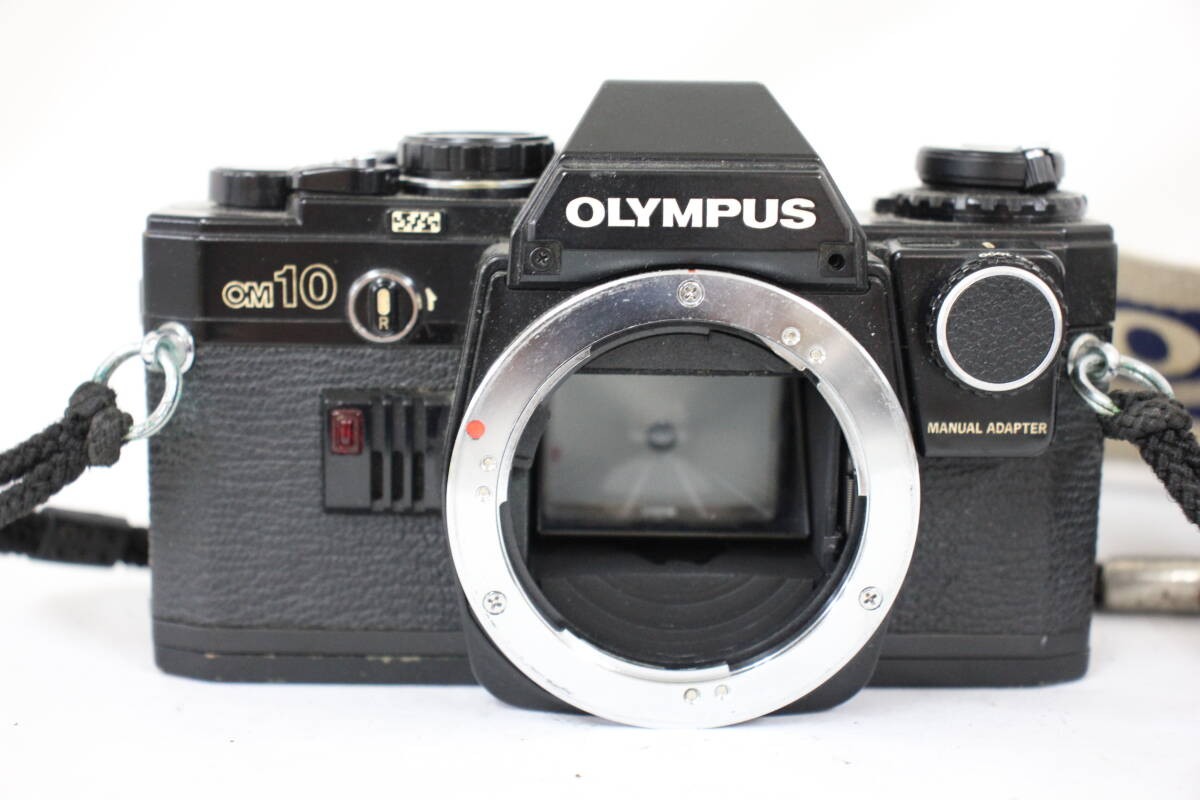 【美品】 オリンパス Olympus OM10 + 28mm F3.5 Olympus OM10 Black G.Zuiko 28mm F3.5 Body lens set, used