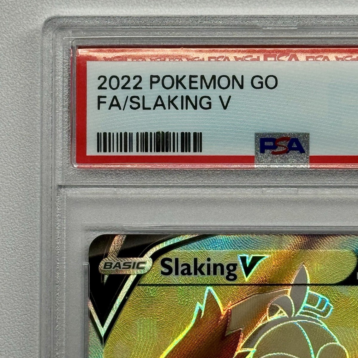 PSA 10 Slaking V 077/078 Full Art Holo Textured Rare Card 2022