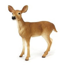 White Tailed Doe Wild Life Deer Figure by Schleich 14819